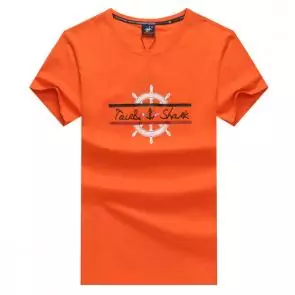 shark hommes t-shirt polo shirt summer circular collar marine wind printing orange